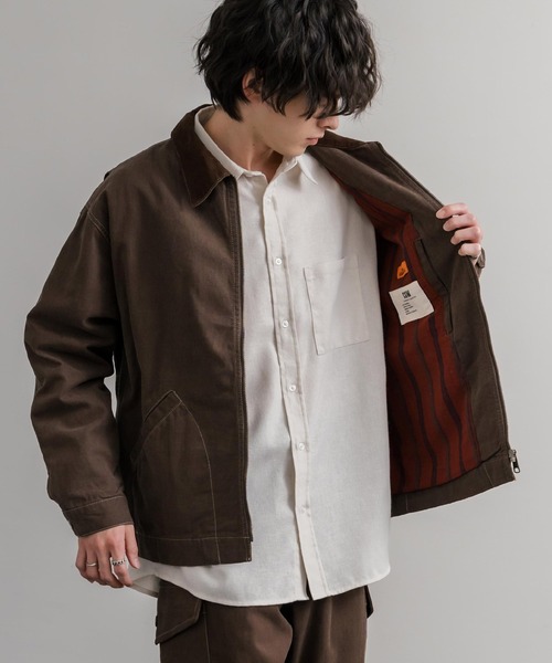 KRIFF MAYER オーバーサイズヴィンテージライクワンポイント刺繍ダック