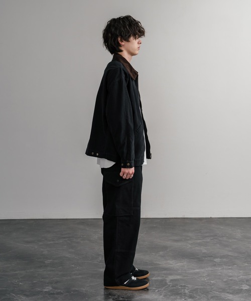 KRIFF MAYER オーバーサイズヴィンテージライクワンポイント刺繍ダック