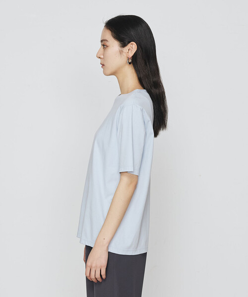 COMME CA（コムサ）の「アルビ二スタスムース Tシャツ（Tシャツ/カットソー・レディース・ホワイト/サックスブルー・9号）」の10枚目の写真