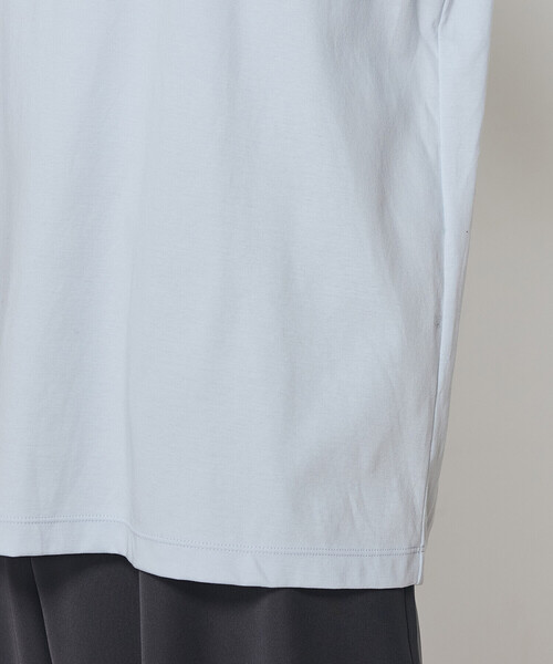 COMME CA（コムサ）の「アルビ二スタスムース Tシャツ（Tシャツ/カットソー・レディース・ホワイト/サックスブルー・9号）」の15枚目の写真