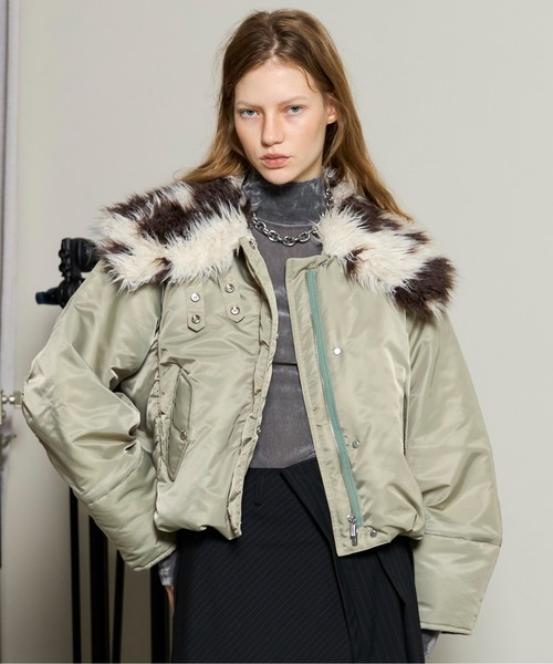 MAISON SPECIAL（メゾンスペシャル）の「Fur Collar Padded Blouson