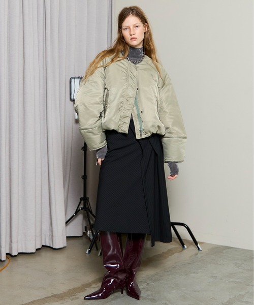 Fur Collar Padded Blouson / 中綿ブルゾン（ブルゾン）｜MAISON