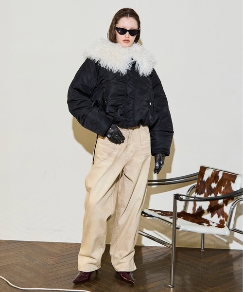 MAISON SPECIAL（メゾンスペシャル）の「Fur Collar Padded Blouson