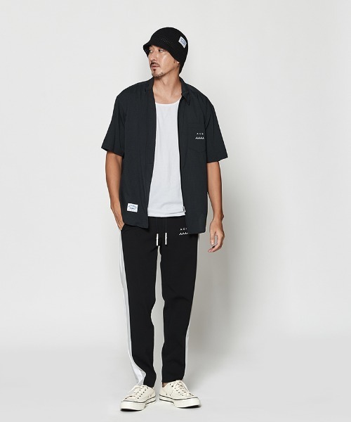 ACANTHUS(アカンサス)の「mhs2437- Dot Air(R) Zip Up S-S Shirt ZIP半袖シャツ(MA2604)(シャツ/ブラウス・メンズ・ホワイト系その他/ブラック/ネイビー系・S/M/L/XL)」の17枚目の写真