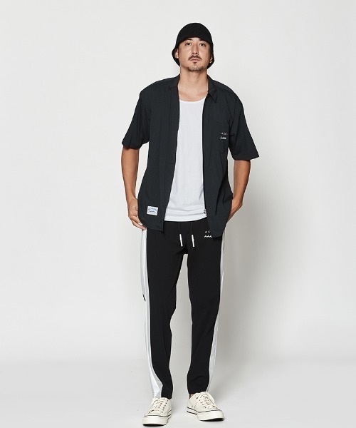 ACANTHUS(アカンサス)の「mhs2437- Dot Air(R) Zip Up S-S Shirt ZIP半袖シャツ(MA2604)(シャツ/ブラウス・メンズ・ホワイト系その他/ブラック/ネイビー系・S/M/L/XL)」の18枚目の写真