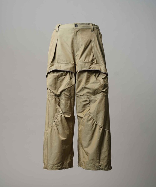 新品未使用　メゾンスペシャル　ギャザーカーブスウィッチングワイドパンツ UNISEX》Gather Curved Switching Wide Pants/ギャザーカーブ