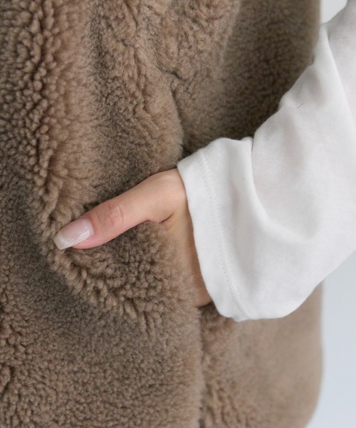 セール】リサイクルボアベスト（ベスト）｜PUAL CE CIN