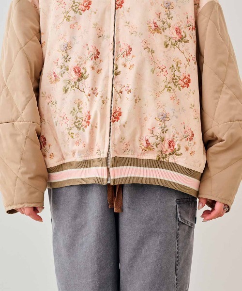 MEDE19F(メデジュウキュウ)の「MEDE19F ミュルーズモダン〈「ミュルーズ染織美術館」アーカイブコレクション〉中わた入りリバーシブルブルゾン〈ベージュ〉(ブルゾン・レディース・ベージュ系その他・M/LL/L)」の10枚目の写真