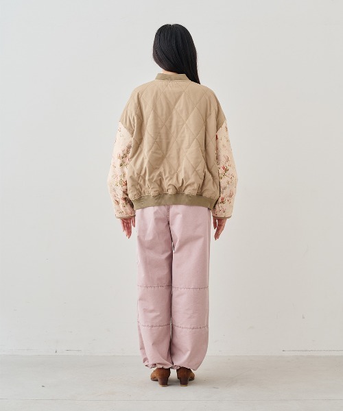 MEDE19F(メデジュウキュウ)の「MEDE19F ミュルーズモダン〈「ミュルーズ染織美術館」アーカイブコレクション〉中わた入りリバーシブルブルゾン〈ベージュ〉(ブルゾン・レディース・ベージュ系その他・M/LL/L)」の13枚目の写真
