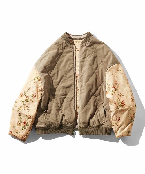 MEDE19F(メデジュウキュウ)の「MEDE19F ミュルーズモダン〈「ミュルーズ染織美術館」アーカイブコレクション〉中わた入りリバーシブルブルゾン〈ベージュ〉(ブルゾン・レディース・ベージュ系その他・M/LL/L)」の18枚目の写真