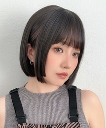 プティカットボブ 」 ウィッグ ボブ ショート 自然 フルウィッグ