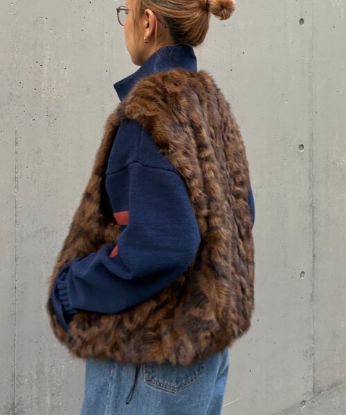 SOUNDS GOOOOD】デニム切替ファーベスト（ベスト）｜SOUNDSGOOOOD