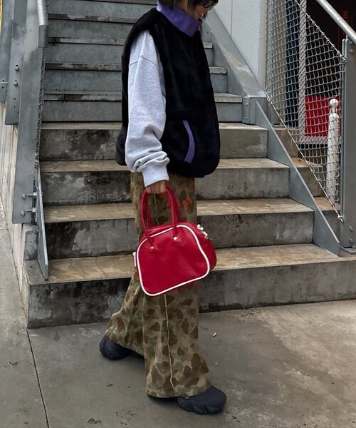 SOUNDSGOOOOD（サウンズグッド）の「【SOUNDS GOOOOD】デニム切替ファーベスト（ベスト・メンズ・ブラック/ブラウン・ONE SIZE）」の16枚目の写真