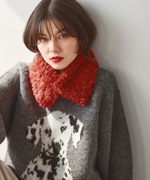 niko and...(ニコアンド)のオリジナルミニフェイクファーティペット(ストール/ショール)