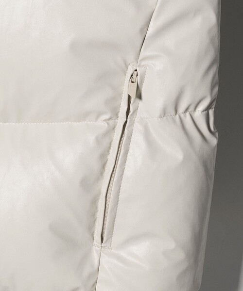 セール】＜ASTRAET＞レザーライク リバーシブル ダウンジャケット