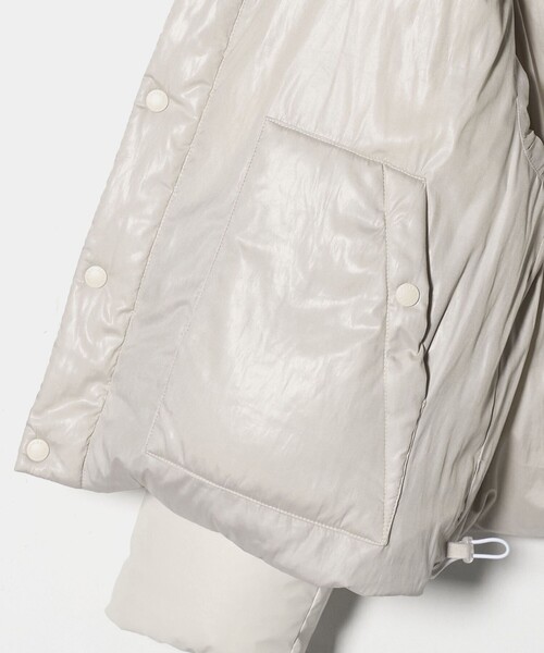 セール】＜ASTRAET＞レザーライク リバーシブル ダウンジャケット