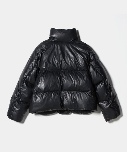 セール】＜ASTRAET＞レザーライク リバーシブル ダウンジャケット