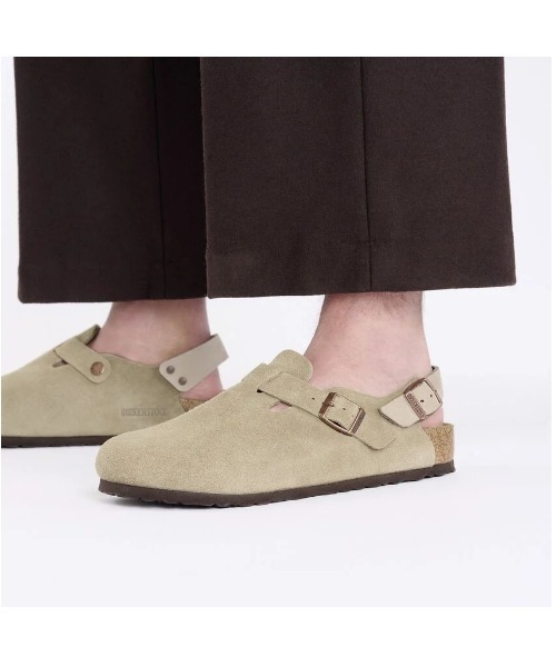 BIRKENSTOCK(ビルケンシュトック)の「BIRKENSTOCK/ビルケンシュトック/TOKIO Suede/トキオ スエード/スエードレザー - トープ(サンダル・メンズ・ベージュ・41/42/43/40)」の2枚目の写真