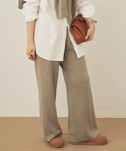 plage(プラージュ)の「《追加》CASH TOUCH flare パンツ(その他パンツ・レディース・ライトグレー/モカ・36/38)」の18枚目の写真