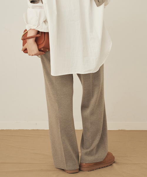 plage(プラージュ)の「《追加》CASH TOUCH flare パンツ(その他パンツ・レディース・ライトグレー/モカ・36/38)」の19枚目の写真