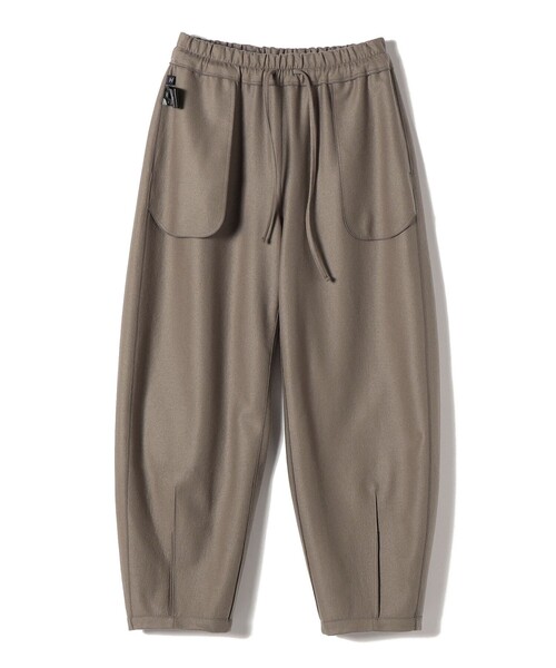 セール】SHIPS Primary Navy Label:ウール ジャージー パンツ 25AW