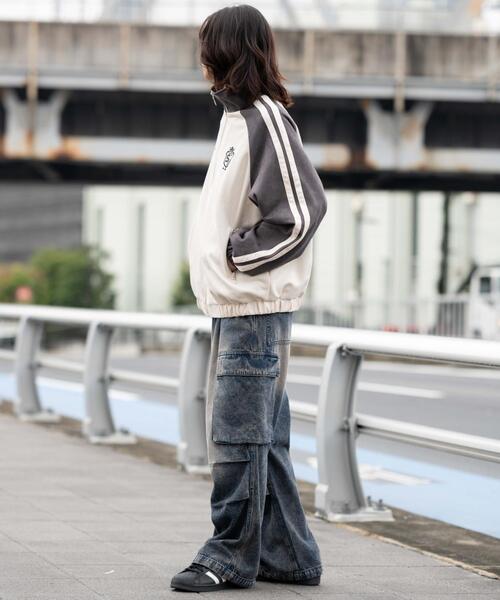 WEGO（ウィゴー）の「WEGO/フェイクスウェードトラックジャケット（ブルゾン・メンズ・グレー/ネイビー・LARGE/MEDIUM）」の14枚目の写真