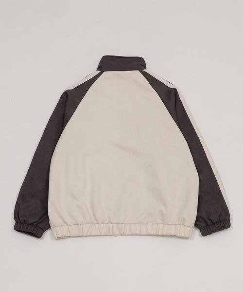 WEGO（ウィゴー）の「WEGO/フェイクスウェードトラックジャケット（ブルゾン・メンズ・グレー/ネイビー・LARGE/MEDIUM）」の17枚目の写真