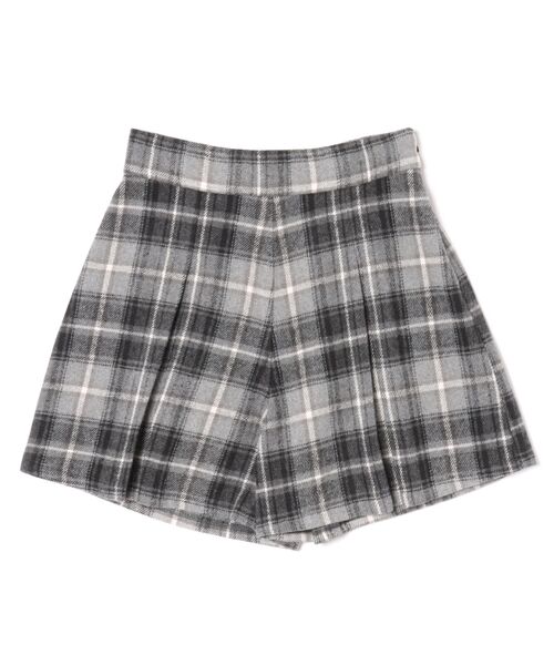 REDYAZEL（レディアゼル）の「チェックタックショートパンツ（その他パンツ・レディース・キャメル/ボルドー/グレー・SMALL/MEDIUM）」の5枚目の写真