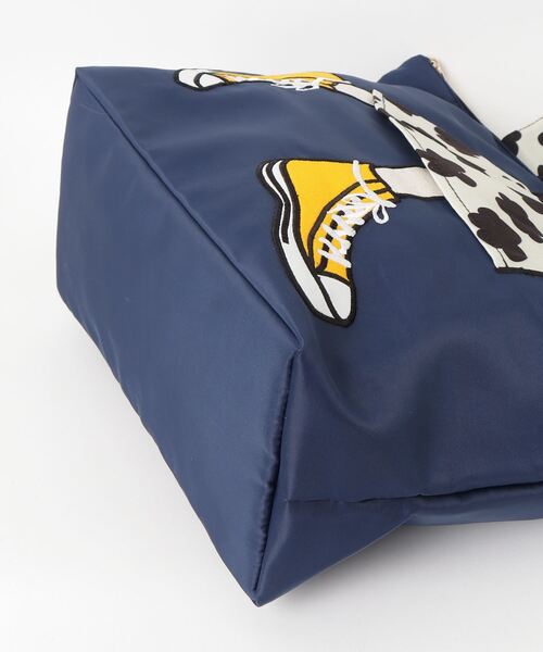 mis zapatos（ミス　サパト）の「MIS ZAPATOS TOTE トートバッグ（トートバッグ・レディース・カーキ/ネイビー・FREE）」の18枚目の写真