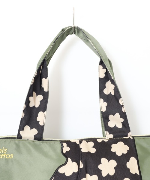 mis zapatos（ミス　サパト）の「MIS ZAPATOS TOTE トートバッグ（トートバッグ・レディース・カーキ/ネイビー・FREE）」の5枚目の写真