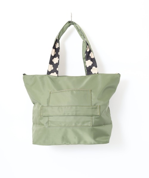 mis zapatos（ミス　サパト）の「MIS ZAPATOS TOTE トートバッグ（トートバッグ・レディース・カーキ/ネイビー・FREE）」の8枚目の写真