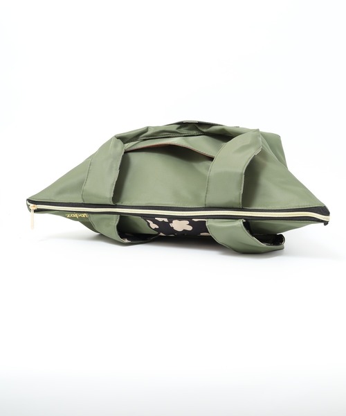 mis zapatos（ミス　サパト）の「MIS ZAPATOS TOTE トートバッグ（トートバッグ・レディース・カーキ/ネイビー・FREE）」の12枚目の写真