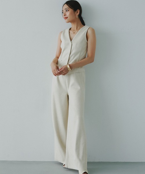 AJUGA.（アジュガ）の「フェルトニットイージーワイドパンツ（その他パンツ・レディース・ブラウン/ベージュ・FREE）」の20枚目の写真