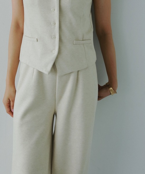 AJUGA.（アジュガ）の「フェルトニットイージーワイドパンツ（その他パンツ・レディース・ブラウン/ベージュ・FREE）」の18枚目の写真