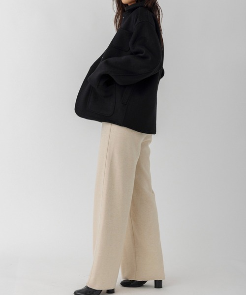 AJUGA.（アジュガ）の「フェルトニットイージーワイドパンツ（その他パンツ・レディース・ブラウン/ベージュ・FREE）」の10枚目の写真