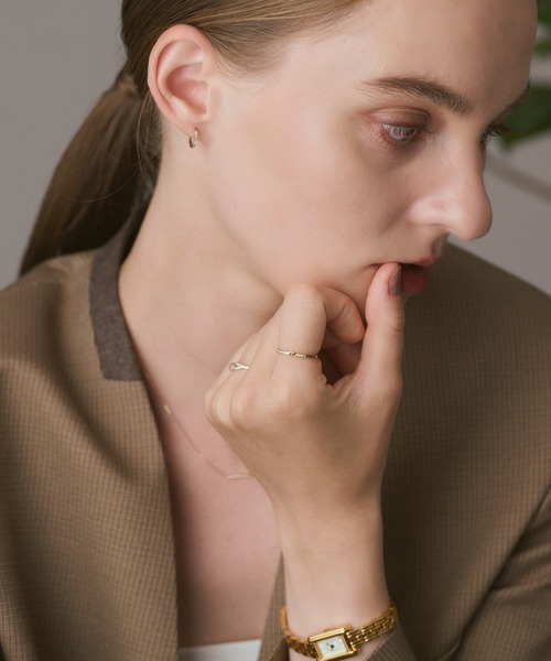 agete（アガット）の「K10ダイヤモンドリング（0.04ct）（リング・レディース・ゴールド系その他・#11/#13/#15）」の5枚目の写真