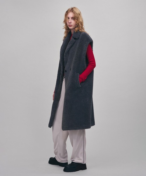 AKTE（アクテ）の「フリースラインパンツ（その他パンツ・レディース・ネイビー/グレイッシュベージュ・1/2/2T）」の20枚目の写真