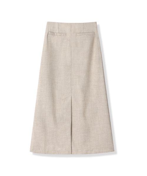AVANDRESS（アバンドレス ）の「Karin Slit Maxi Long Skirt BEIGE（スカート・レディース・ベージュ・SMALL/MEDIUM）」の4枚目の写真