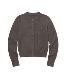 Soft Fuzzy Knit Cardigan (BEIGE)