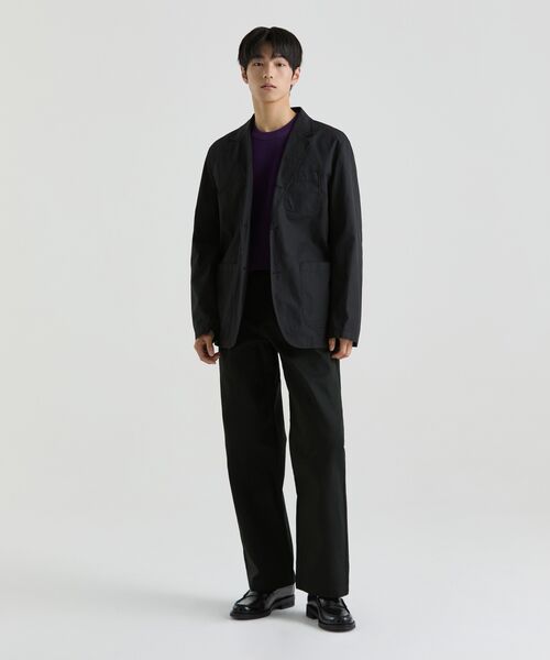 MUSINSA STANDARD（ムシンサスタンダード）の「[シティワーカーズ] コットンブレザー [ブラック]（テーラードジャケット・メンズ・その他・MEDIUM/LARGE/X-LARGE/XX-LARGE）」の3枚目の写真