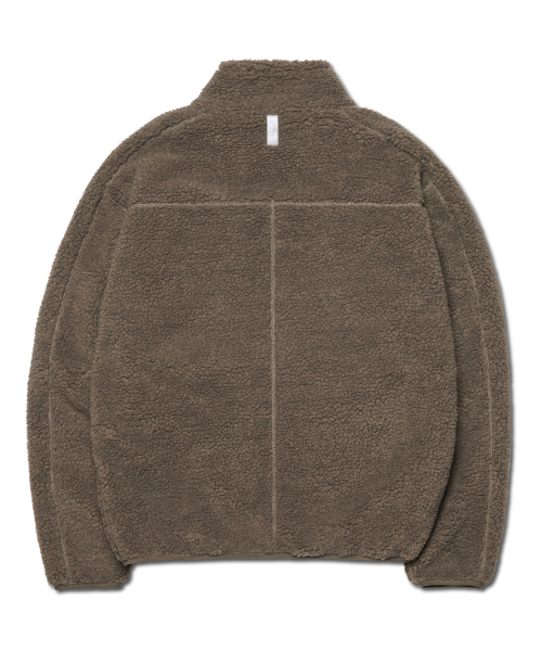 NOMANUAL(NOMANUAL)の「TRACE SHERPA FLEECE JACKET - KHAKI GRAY(その他アウター・レディース・その他・LARGE/SMALL/MEDIUM)」の2枚目の写真
