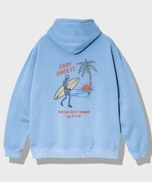 katin（ケイティン）の「KATIN/ケイティン　スカル製品染め POパーカー -SURF-（パーカー）」