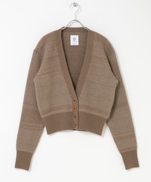 SEAGREEN WOOL WASHI KNIT CARDIGAN