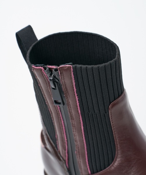 VEGE（ベジ）の「VEGE Bold Girrl（ブーツ・レディース・レッド系その他/ブラック/ブラウン系その他・24/23.5/23/24.5）」の22枚目の写真