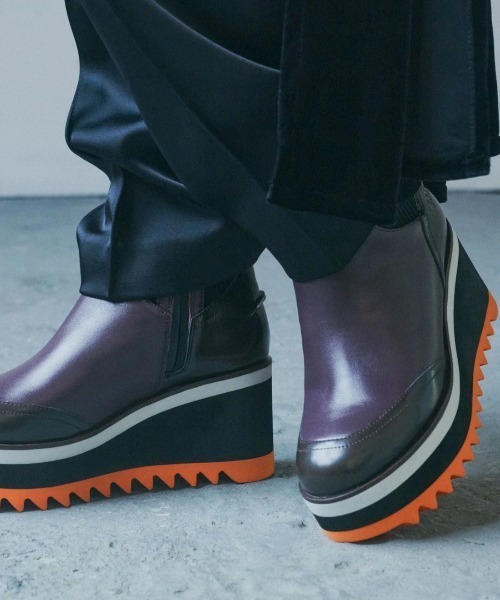 VEGE（ベジ）の「VEGE Bold Girrl（ブーツ・レディース・レッド系その他/ブラック/ブラウン系その他・24/23.5/23/24.5）」の7枚目の写真