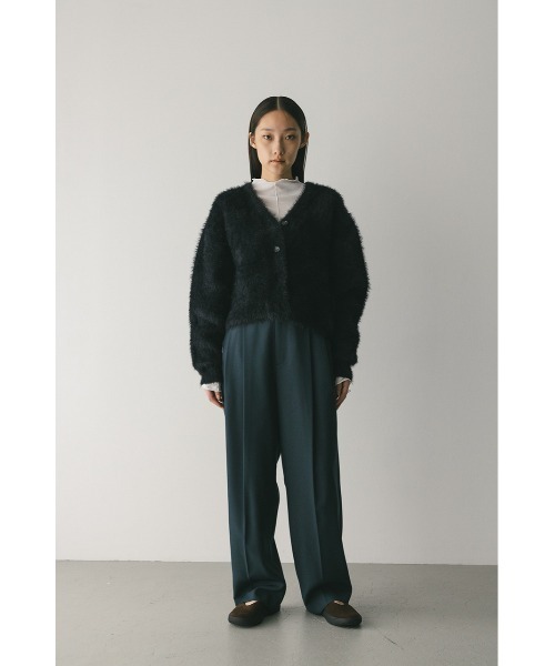 STYLEMIXER（スタイルミキサー）の「ベーシックツータックパンツ（スラックス・レディース・ブラック/アイボリー/ダークグレー/オレンジ・SMALL/MEDIUM/LARGE）」の21枚目の写真