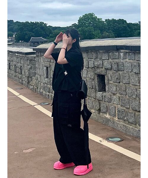 TRAVEL(トラベル)の「TRバルーンマルチポケットパンツブラック(スウェットパンツ・メンズ・その他・LARGE/MEDIUM/SMALL)」の9枚目の写真