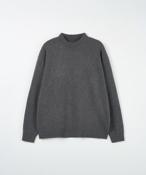 NODU（ノードユー）の「モックネックハーフポーラニット[グレー]（ニット/セーター・メンズ・その他・LARGE/MEDIUM）」の6枚目の写真