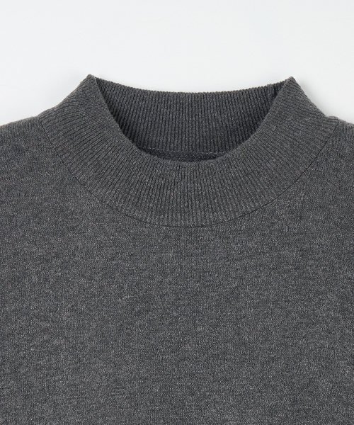 NODU（ノードユー）の「モックネックハーフポーラニット[グレー]（ニット/セーター・メンズ・その他・LARGE/MEDIUM）」の8枚目の写真