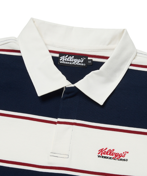 WKNDRS(ウィーキャンドース)の「KELLOGGS RUGBY PIQUE (NAVY)(ポロシャツ・レディース・その他・LARGE/X-LARGE/MEDIUM)」の12枚目の写真